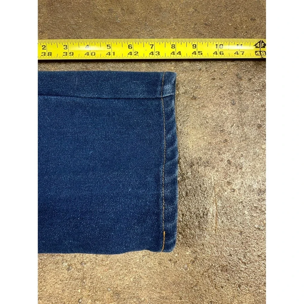 Vintage‎ Levi's Skosh More Room Jeans Mens 32 Blue Denim Dark Wash Straight Leg